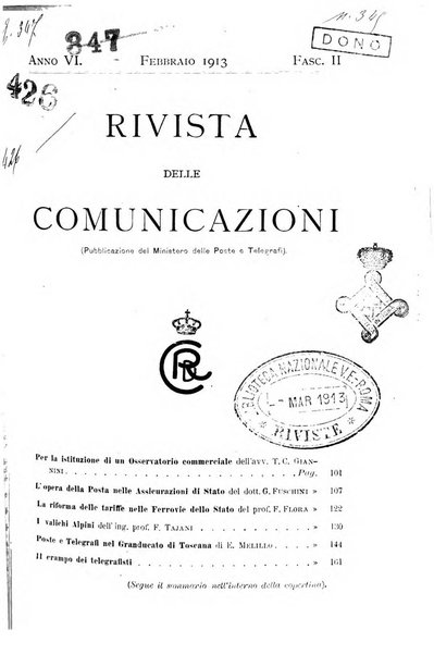 Rivista delle comunicazioni