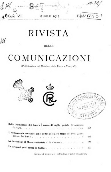 Rivista delle comunicazioni