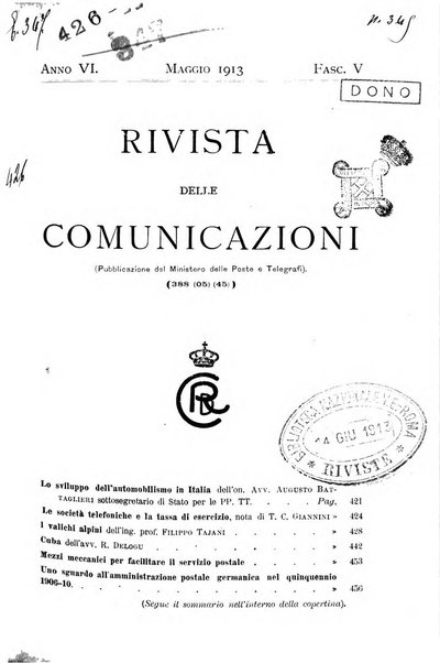 Rivista delle comunicazioni