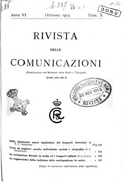 Rivista delle comunicazioni