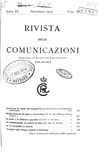 Rivista delle comunicazioni