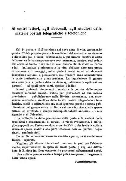 Rivista delle comunicazioni