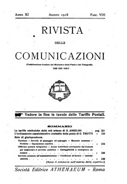 Rivista delle comunicazioni