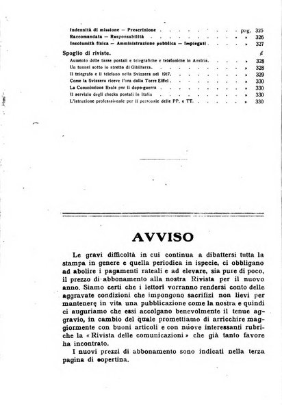 Rivista delle comunicazioni