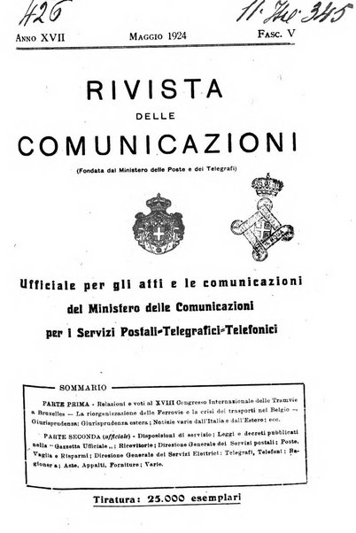 Rivista delle comunicazioni