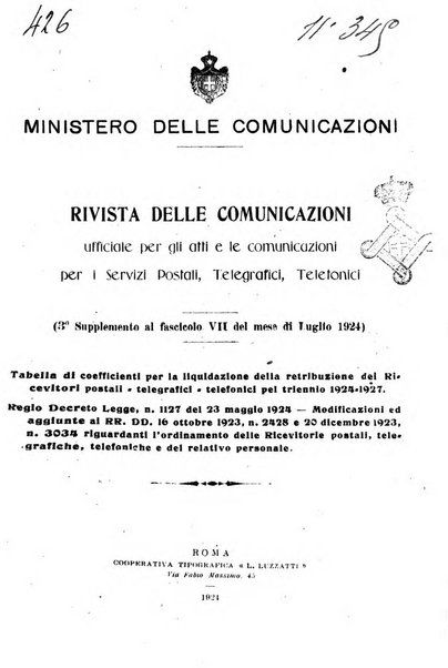 Rivista delle comunicazioni