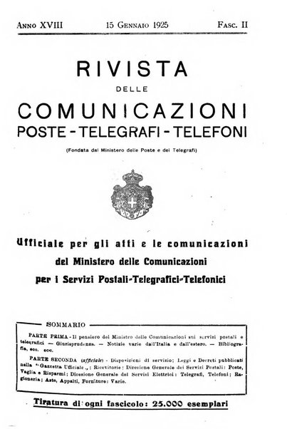 Rivista delle comunicazioni