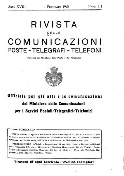 Rivista delle comunicazioni