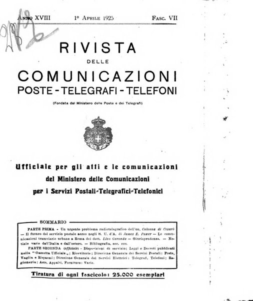 Rivista delle comunicazioni