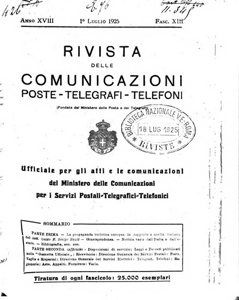 Rivista delle comunicazioni