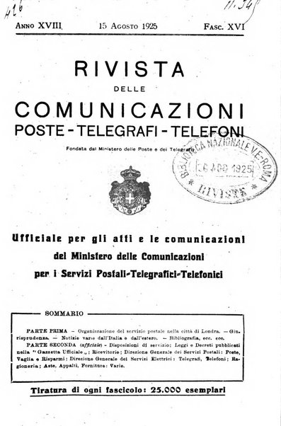 Rivista delle comunicazioni