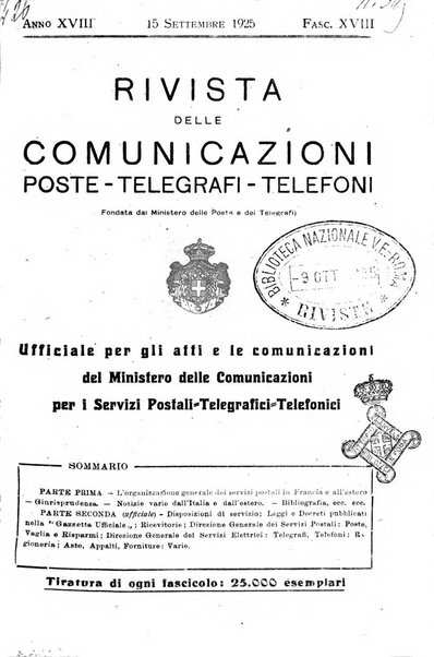 Rivista delle comunicazioni