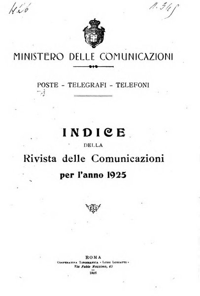 Rivista delle comunicazioni