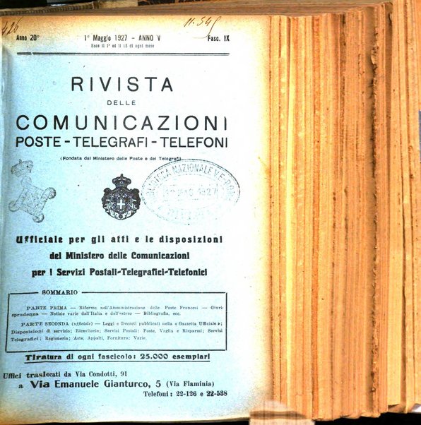 Rivista delle comunicazioni