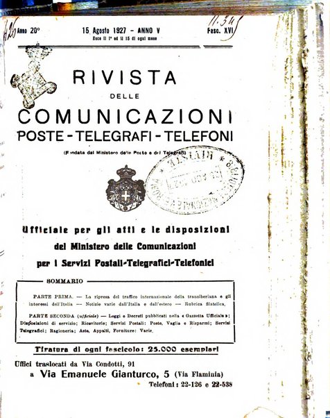 Rivista delle comunicazioni