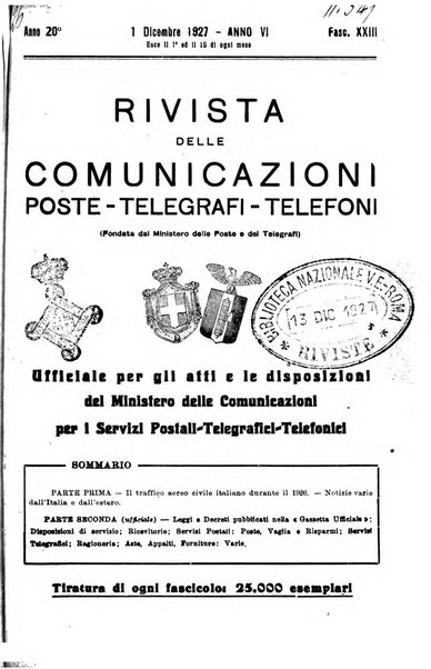 Rivista delle comunicazioni