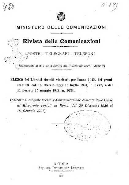 Rivista delle comunicazioni