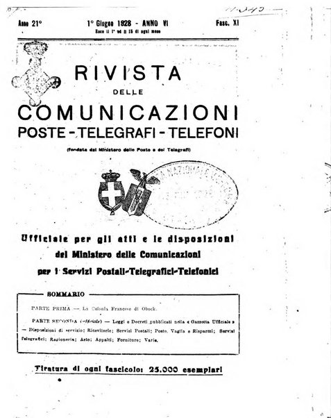 Rivista delle comunicazioni