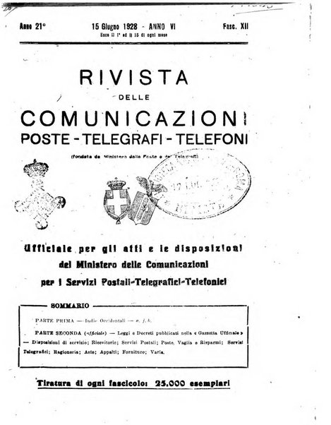 Rivista delle comunicazioni