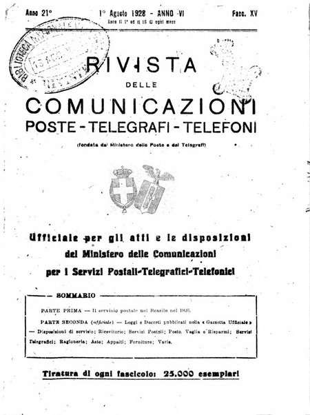 Rivista delle comunicazioni