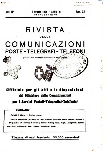 Rivista delle comunicazioni