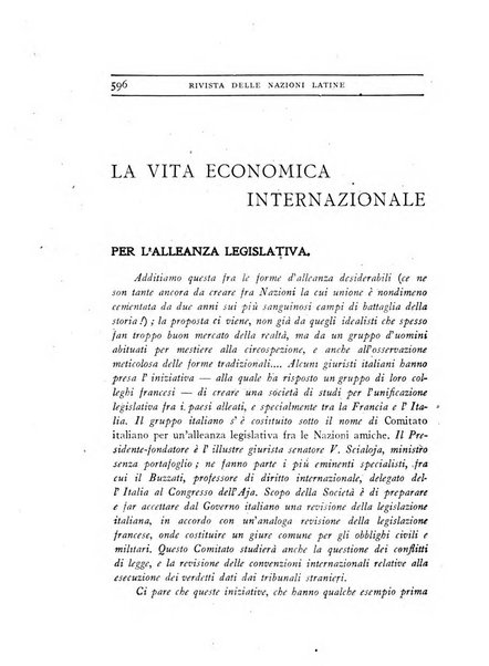 Rivista delle nazioni latine