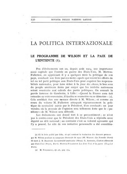 Rivista delle nazioni latine