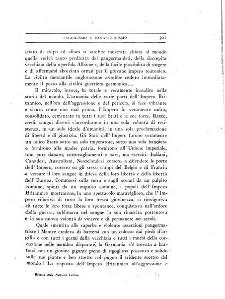 Rivista delle nazioni latine