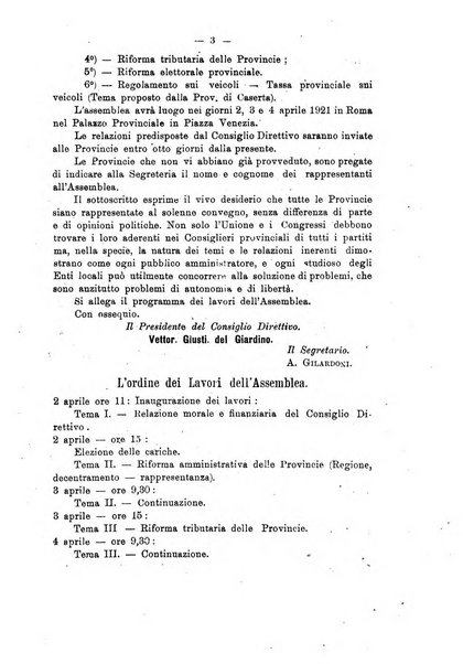 Rivista delle province bollettino dell'Unione delle province d'Italia