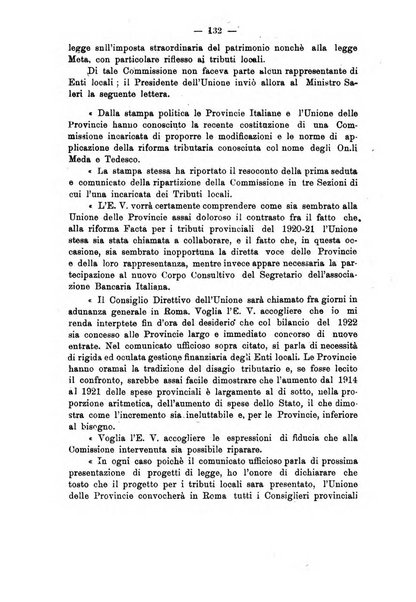 Rivista delle province bollettino dell'Unione delle province d'Italia