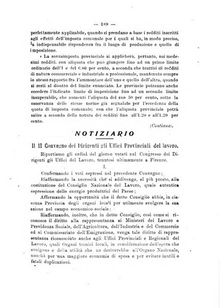 Rivista delle province bollettino dell'Unione delle province d'Italia