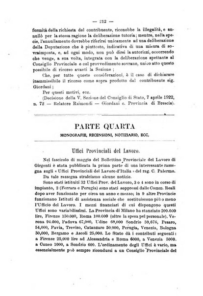 Rivista delle province bollettino dell'Unione delle province d'Italia