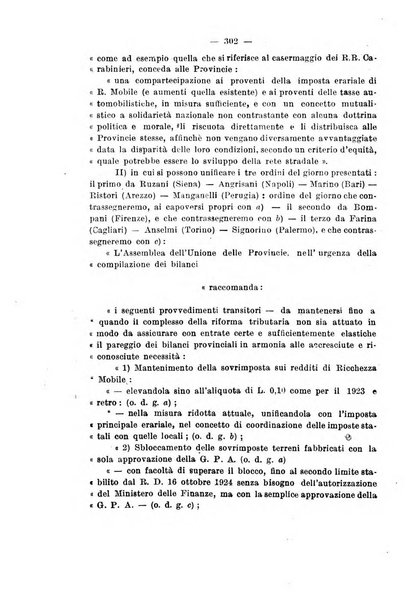 Rivista delle province bollettino dell'Unione delle province d'Italia