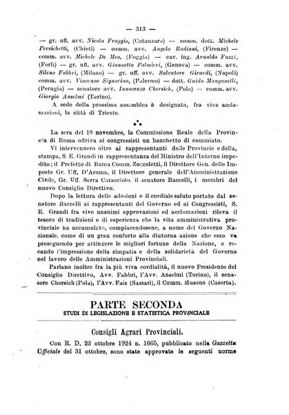 Rivista delle province bollettino dell'Unione delle province d'Italia