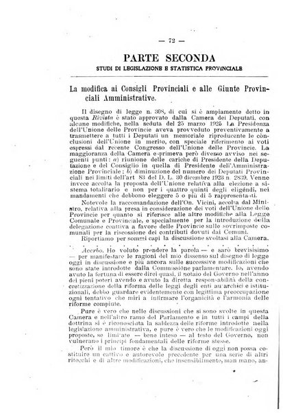 Rivista delle province bollettino dell'Unione delle province d'Italia