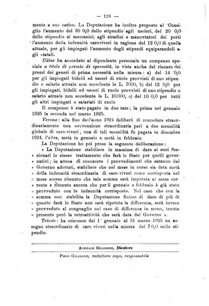 Rivista delle province bollettino dell'Unione delle province d'Italia