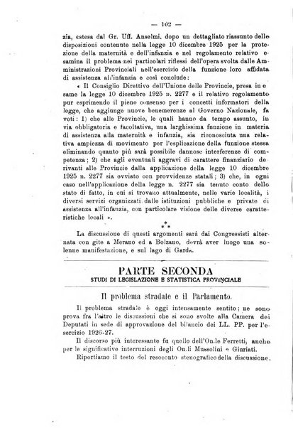 Rivista delle province bollettino dell'Unione delle province d'Italia