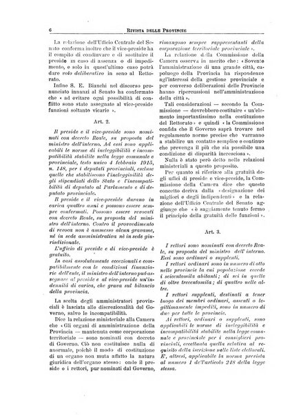 Rivista delle province bollettino dell'Unione delle province d'Italia