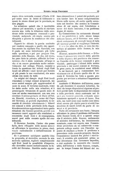 Rivista delle province bollettino dell'Unione delle province d'Italia