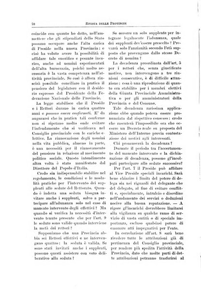 Rivista delle province bollettino dell'Unione delle province d'Italia