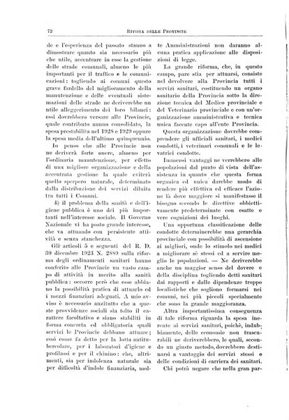 Rivista delle province bollettino dell'Unione delle province d'Italia