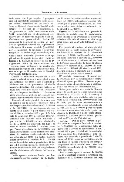 Rivista delle province bollettino dell'Unione delle province d'Italia