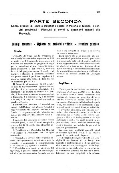 Rivista delle province bollettino dell'Unione delle province d'Italia