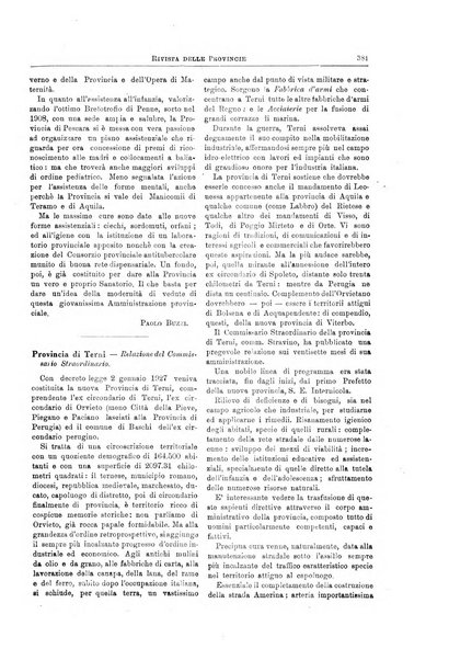 Rivista delle province bollettino dell'Unione delle province d'Italia