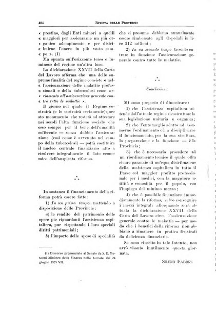 Rivista delle province bollettino dell'Unione delle province d'Italia