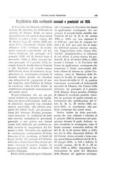 Rivista delle province bollettino dell'Unione delle province d'Italia