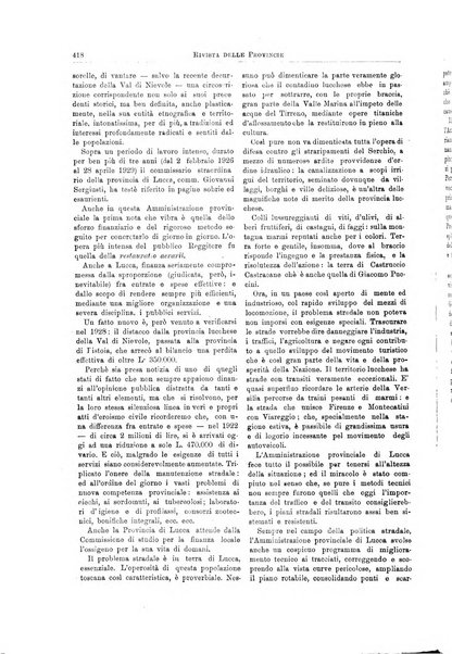 Rivista delle province bollettino dell'Unione delle province d'Italia