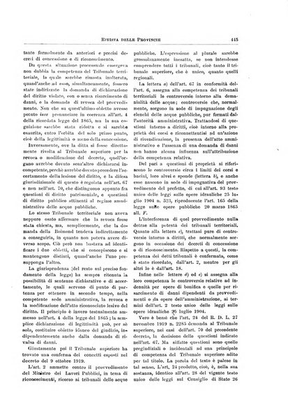 Rivista delle province bollettino dell'Unione delle province d'Italia