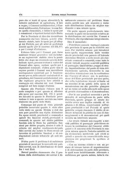 Rivista delle province bollettino dell'Unione delle province d'Italia