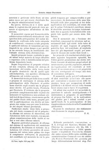 Rivista delle province bollettino dell'Unione delle province d'Italia